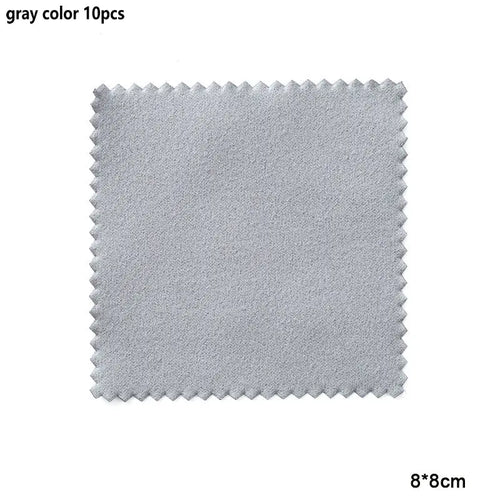 10-50pcs Silver Polishing Cloths Jewelry Cleaning Cloth Soft Clean Wipes Non Toxic Tarnish Remover for Jewelry Coins Watcch