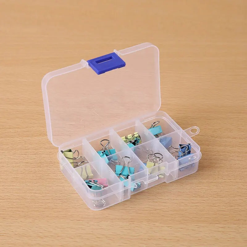 10grids 15grids 24grids Plastic Storage Jewelry Box Compartment Adjustable Beads Boxes For Jewelry Organizer Rectangle Box Case