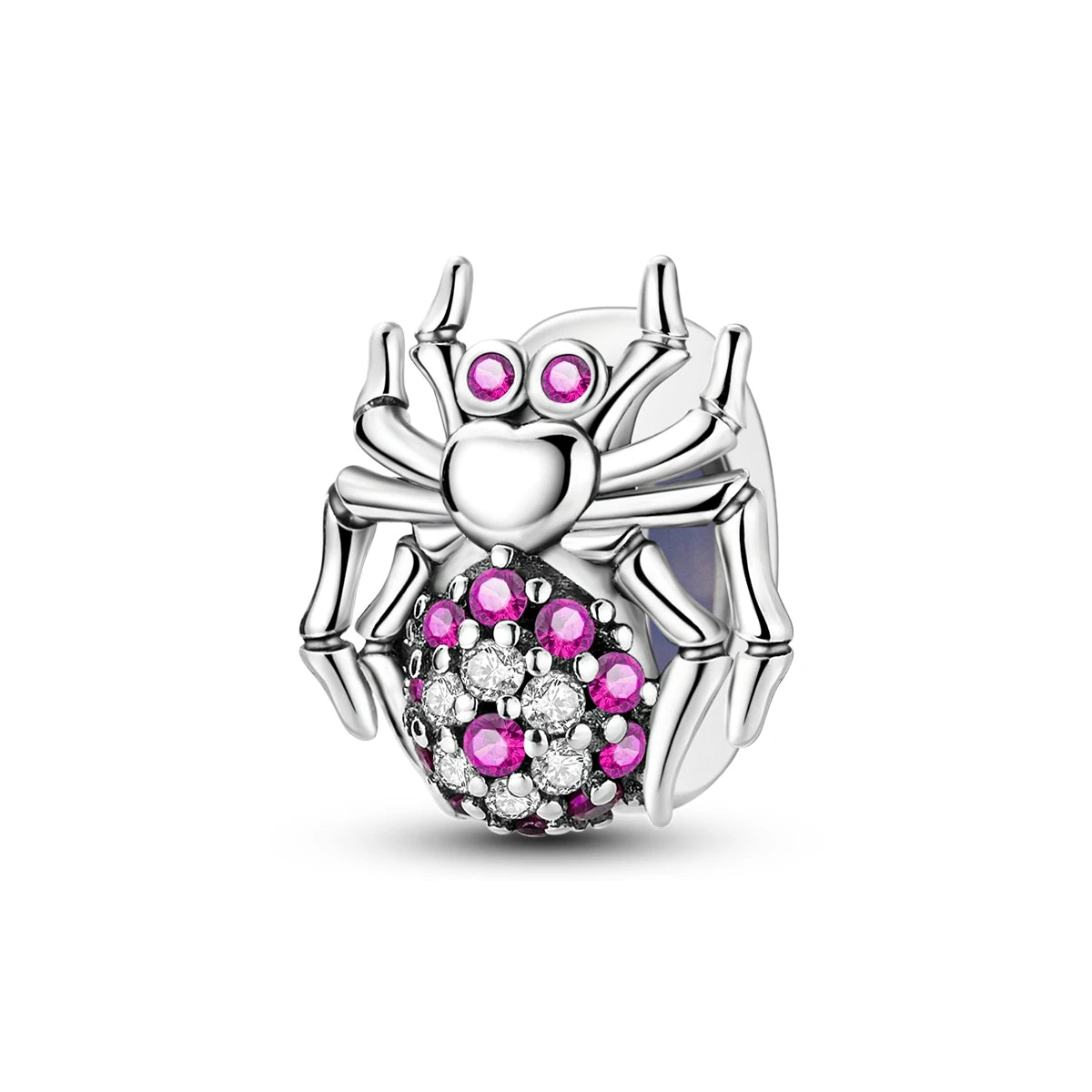 100% 925 Sterling Silver Rainbow Zircon Colorful Butterfly Dragon Shaped Silicone Stopper Charms Beads Fit DIY Bracelets Jewelry