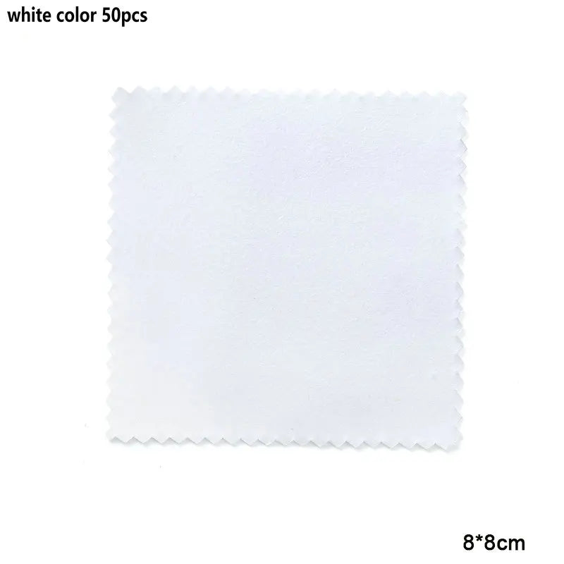 10-50pcs Silver Polishing Cloths Jewelry Cleaning Cloth Soft Clean Wipes Non Toxic Tarnish Remover for Jewelry Coins Watcch