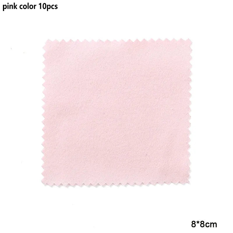10-50pcs Silver Polishing Cloths Jewelry Cleaning Cloth Soft Clean Wipes Non Toxic Tarnish Remover for Jewelry Coins Watcch