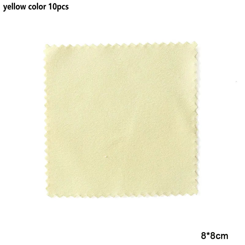10-50pcs Silver Polishing Cloths Jewelry Cleaning Cloth Soft Clean Wipes Non Toxic Tarnish Remover for Jewelry Coins Watcch