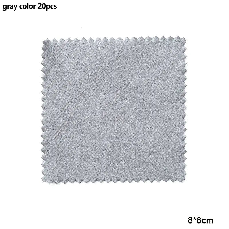 10-50pcs Silver Polishing Cloths Jewelry Cleaning Cloth Soft Clean Wipes Non Toxic Tarnish Remover for Jewelry Coins Watcch