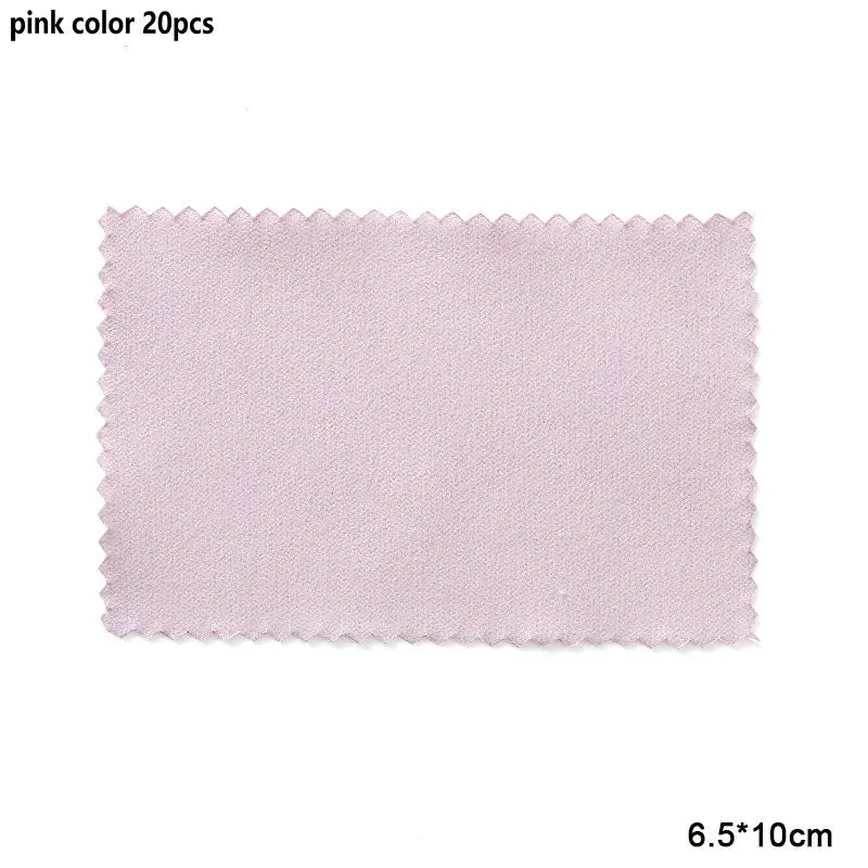 10-50pcs Silver Polishing Cloths Jewelry Cleaning Cloth Soft Clean Wipes Non Toxic Tarnish Remover for Jewelry Coins Watcch