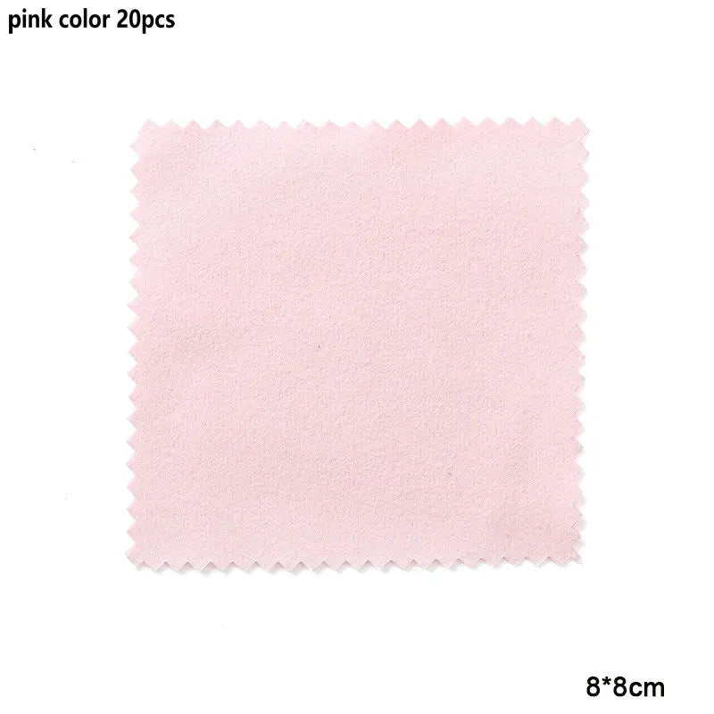 10-50pcs Silver Polishing Cloths Jewelry Cleaning Cloth Soft Clean Wipes Non Toxic Tarnish Remover for Jewelry Coins Watcch