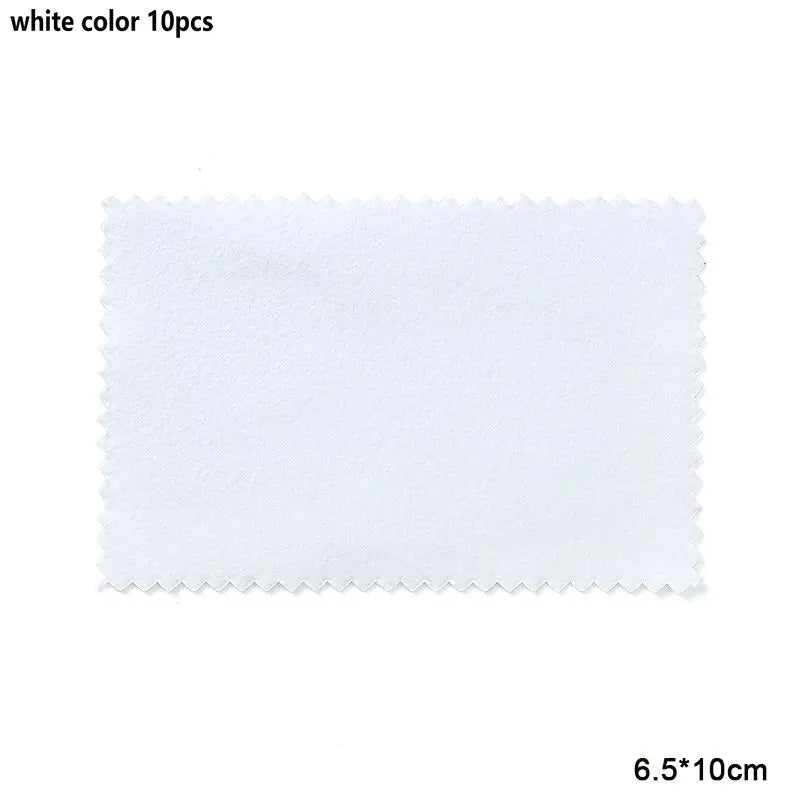 10-50pcs Silver Polishing Cloths Jewelry Cleaning Cloth Soft Clean Wipes Non Toxic Tarnish Remover for Jewelry Coins Watcch