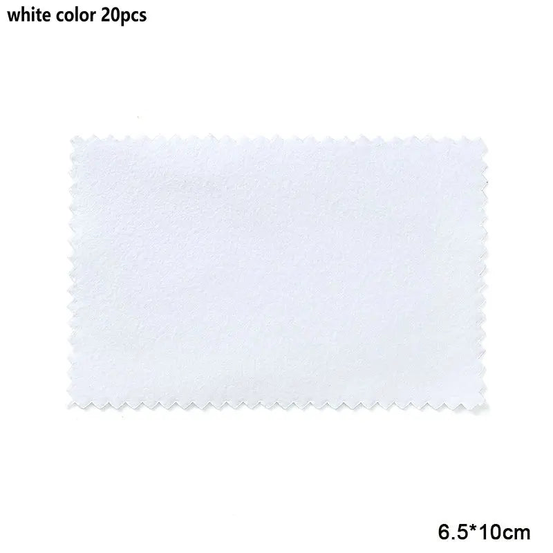 10-50pcs Silver Polishing Cloths Jewelry Cleaning Cloth Soft Clean Wipes Non Toxic Tarnish Remover for Jewelry Coins Watcch